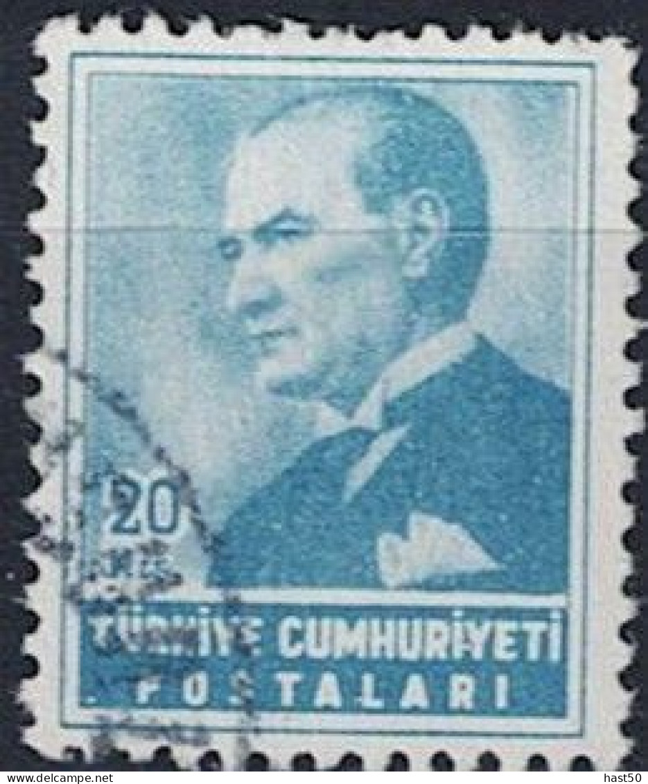 Türkei Turkey Turquie - Atatürk (MiNr: 1411) 1955 - Gest Used Obl - Gebruikt