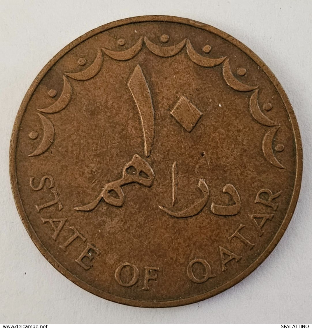 QATAR- 10 DIRHAMS 1973. - Qatar