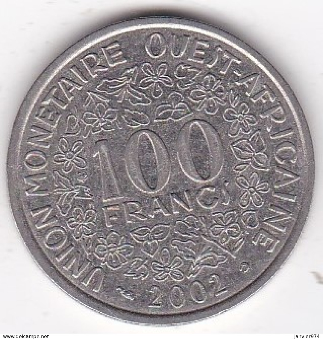 États De L'Afrique De L'Ouest 100 Francs 2002 , En Nickel, KM# 4 - Sonstige – Afrika