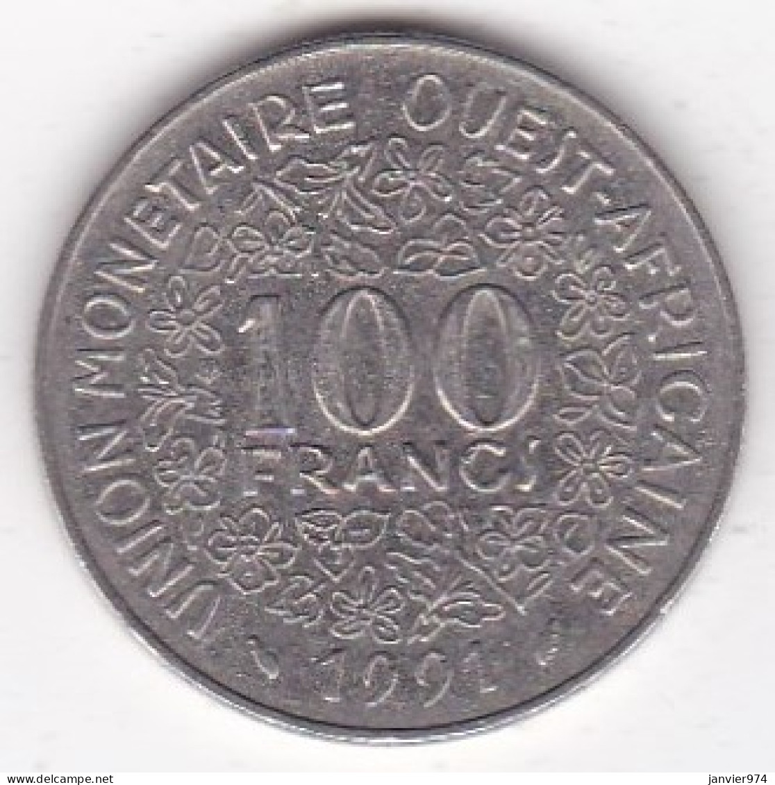 États De L'Afrique De L'Ouest 100 Francs 1991 , En Nickel, KM# 4 - Other - Africa