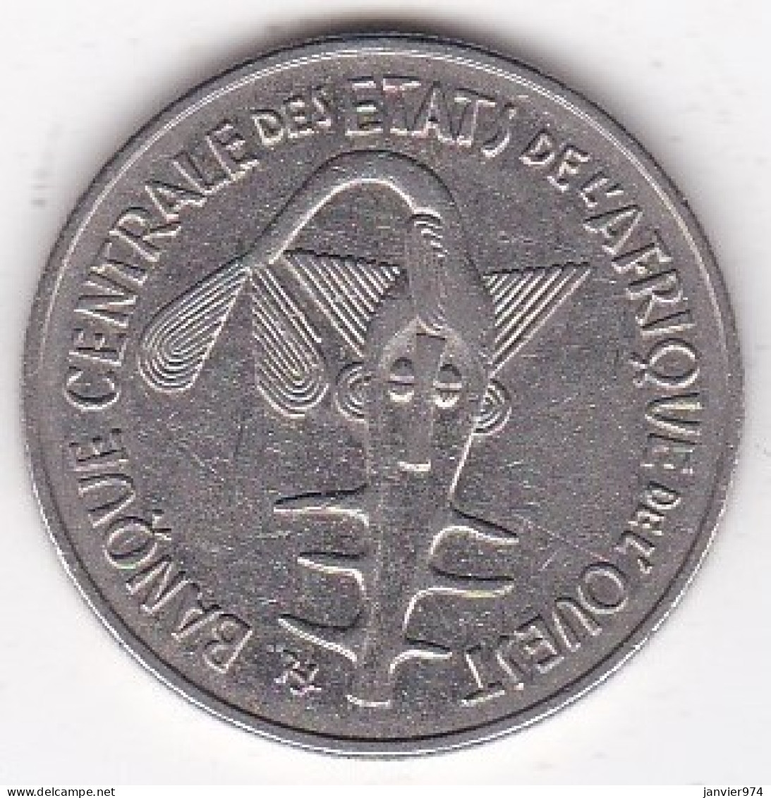 États De L'Afrique De L'Ouest 100 Francs 1974 , En Nickel, KM# 4 - Autres – Afrique