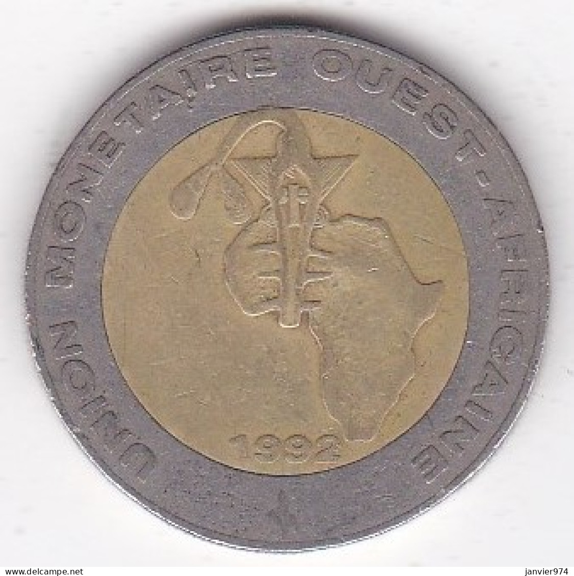 États De L'Afrique De L'Ouest 250 Francs 1992, Bimétallique, KM# 13 - Autres – Afrique