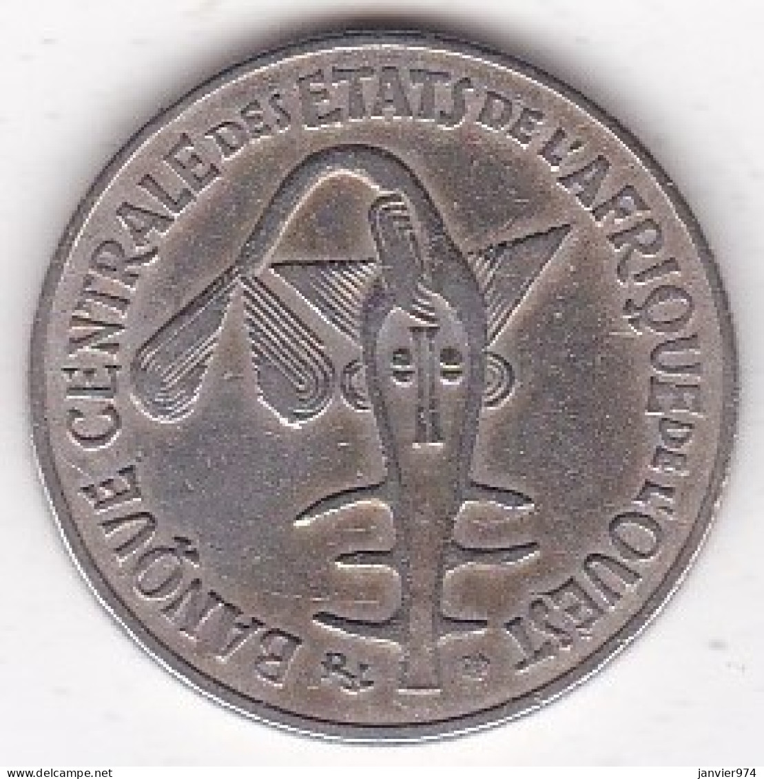 États De L'Afrique De L'Ouest 50 Francs 1980, En Cupronickel , KM# 6 - Autres – Afrique