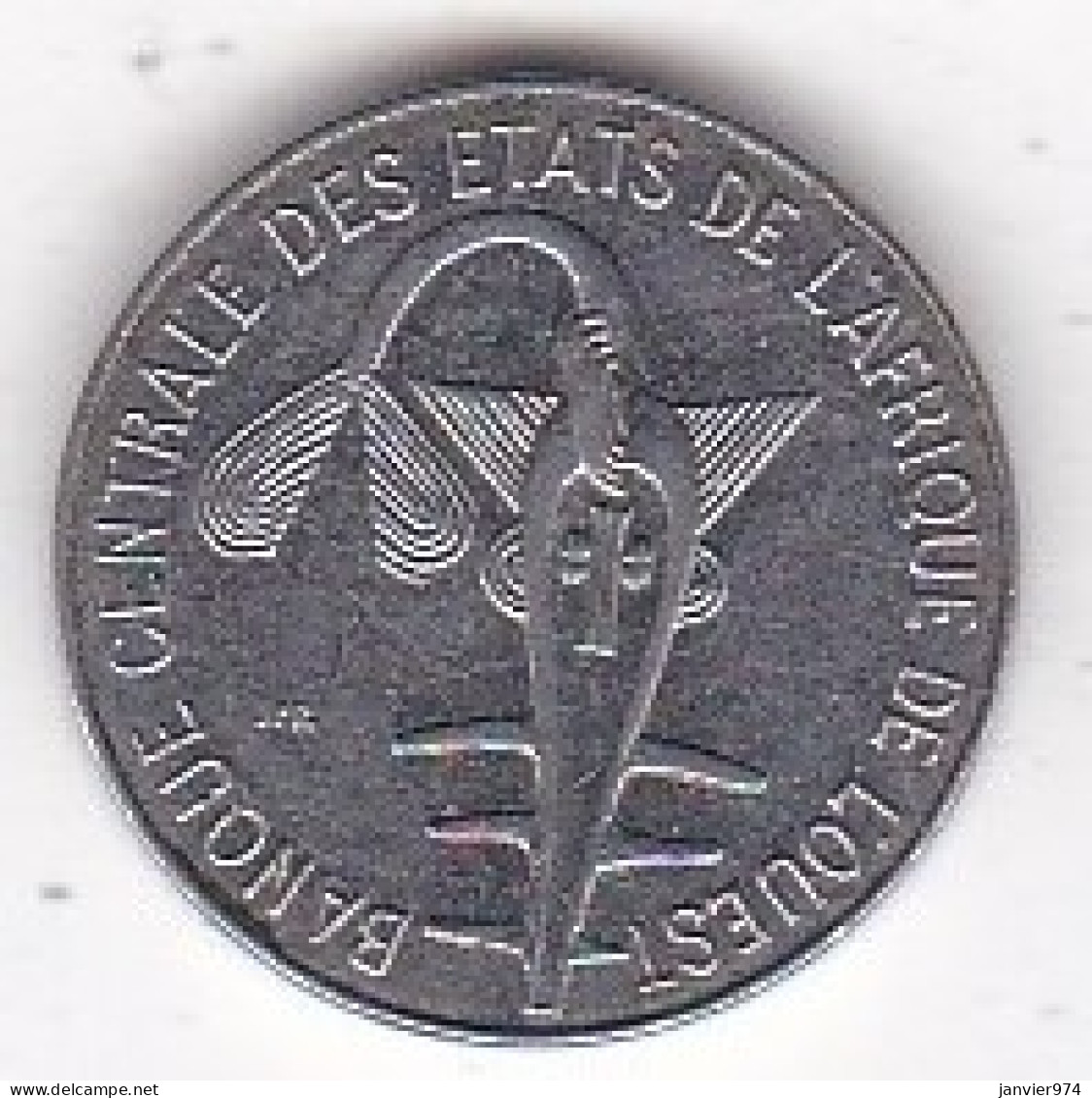 États De L'Afrique De L'Ouest 1 Franc 1982 , En Acier, KM# 8 - Autres – Afrique