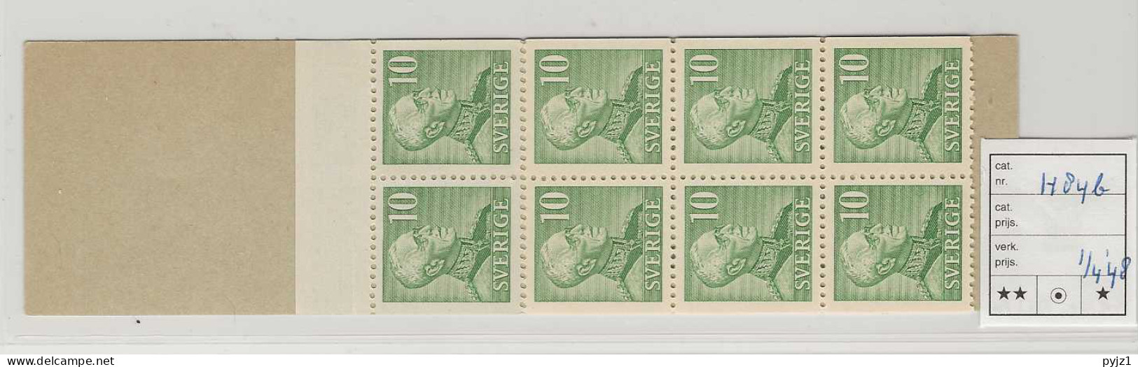 1947 MNH Sweden Booklet Facit H84b  Postfris** - 1904-50