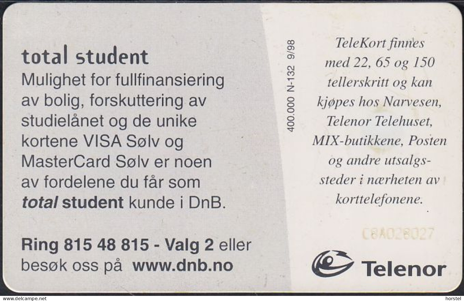 Norway - N132 Norske Bank - C8A028027 - Norvège