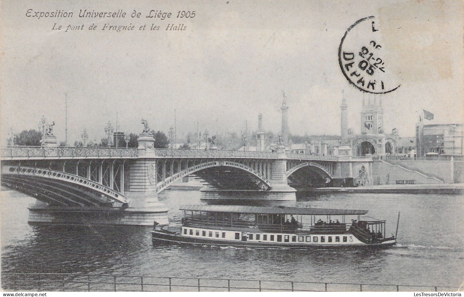 BELGIQUE - LIEGE - Exposition Universelle De Liège 1905 - Pont De Fragnée Et Les Halls - Carte Postale Ancienne - Liege