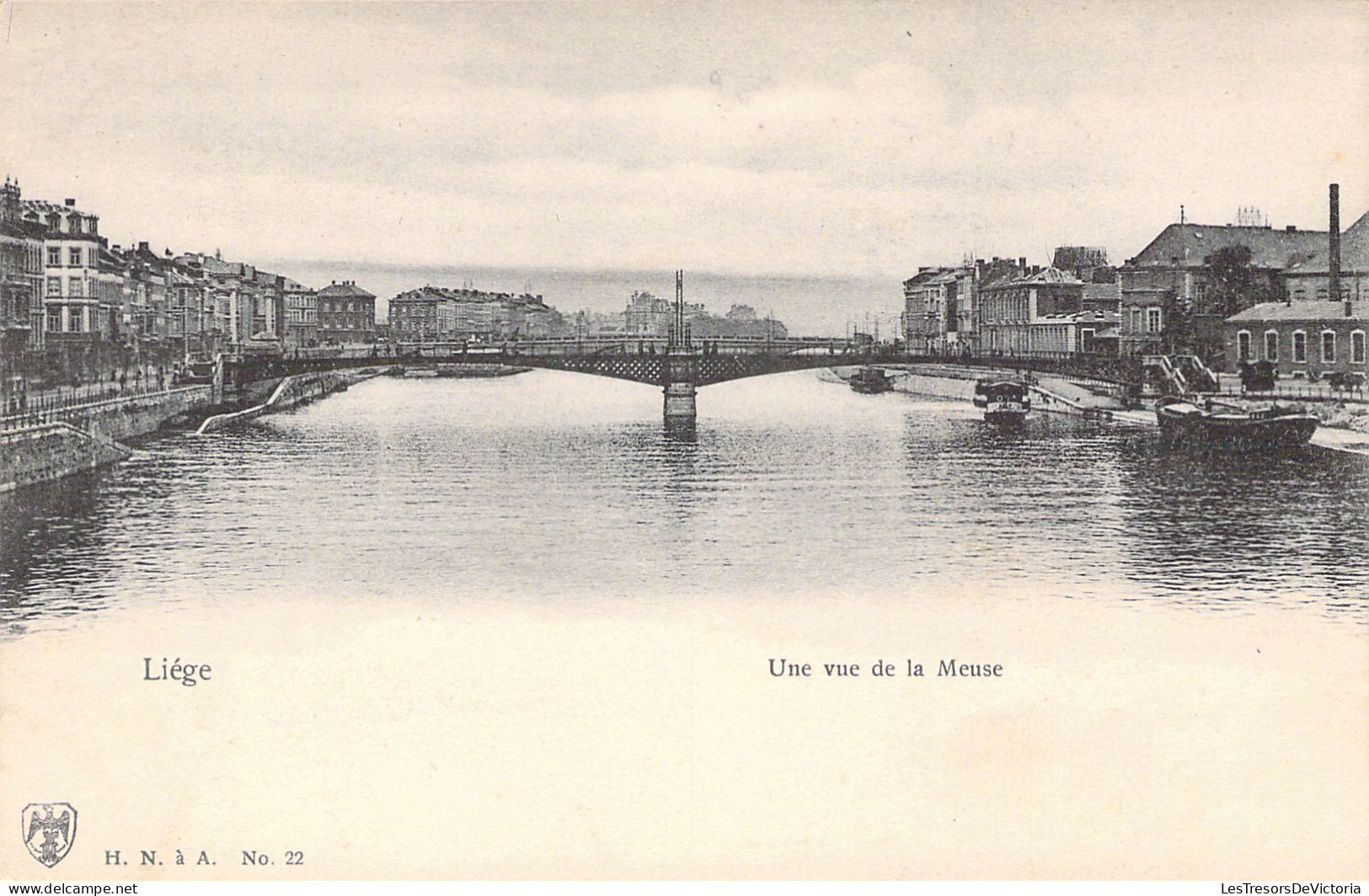 BELGIQUE - LIEGE - Une Vue De La Meuse - Carte Postale Ancienne - Liege