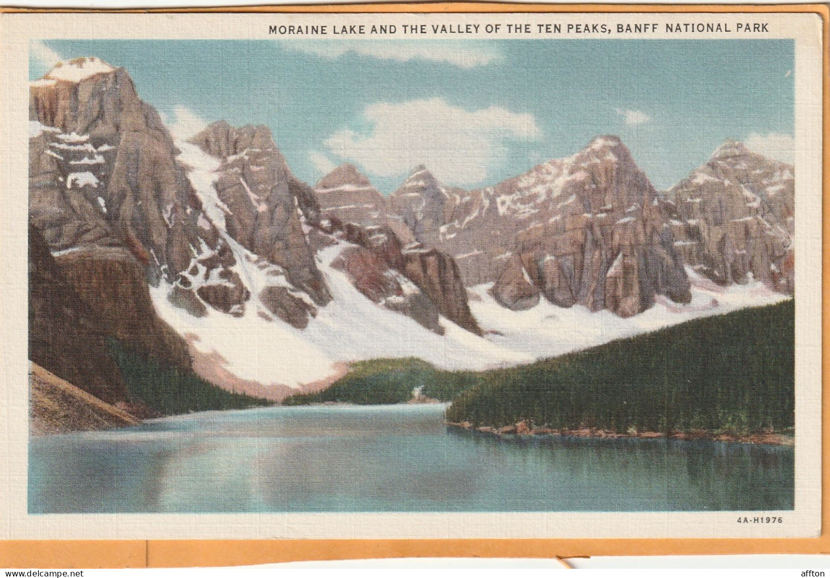 Banff Alberta Canada Old Postcard - Banff