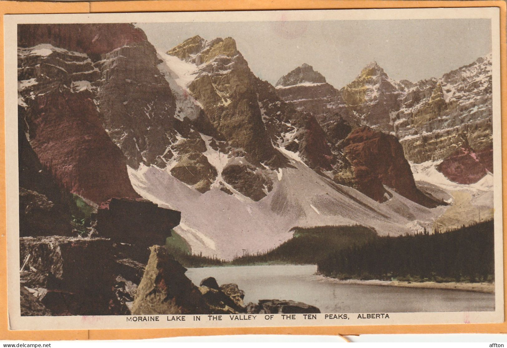 Banff Alberta Canada Old Postcard - Banff