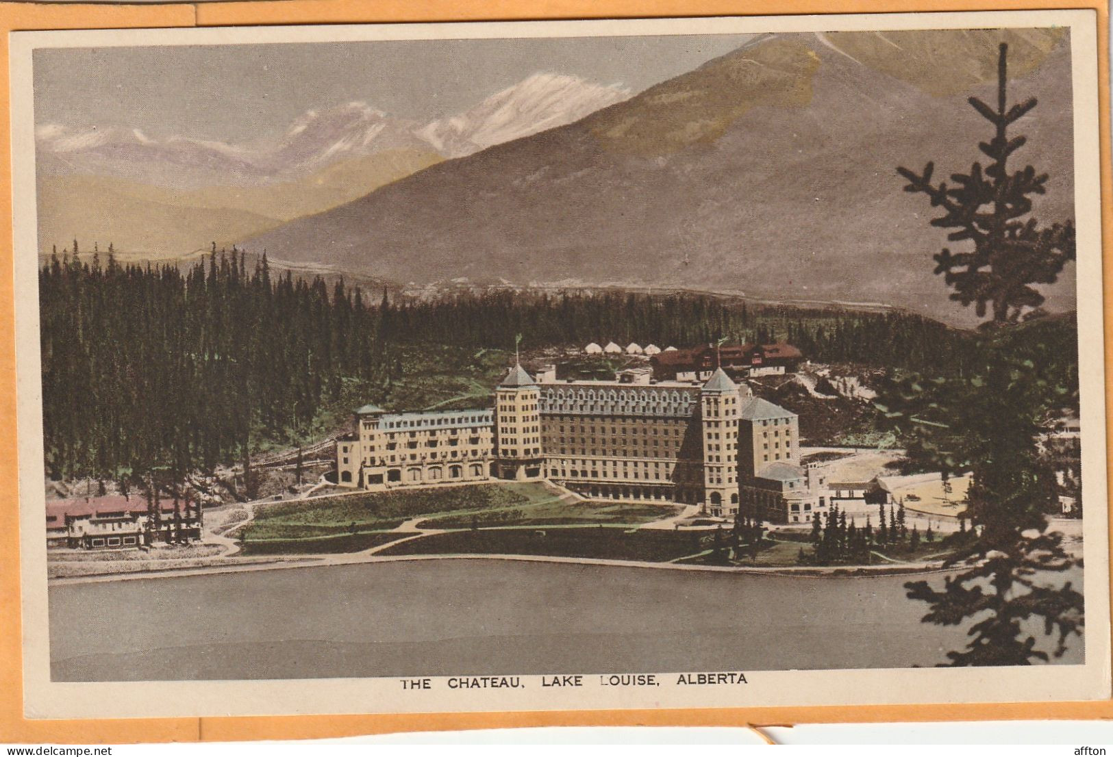 Banff Alberta Canada Old Postcard - Banff