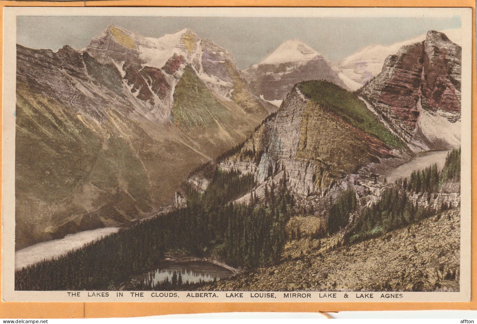 Banff Alberta Canada Old Postcard - Banff