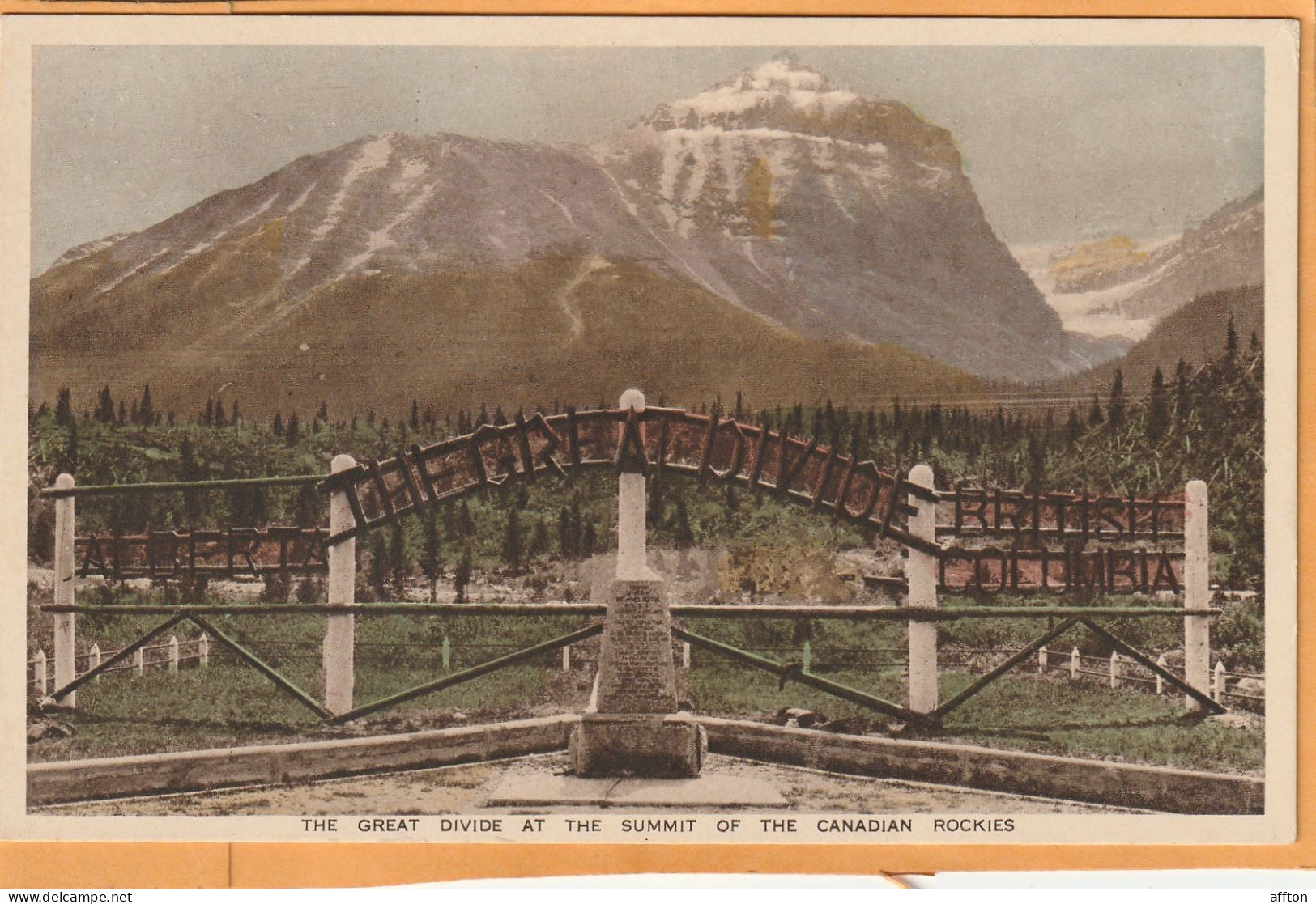 Banff Alberta Canada Old Postcard - Banff