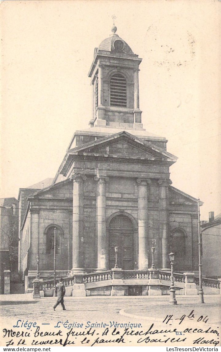 BELGIQUE - LIEGE - Eglise Ste Véronique - Carte Postale Ancienne - Liege