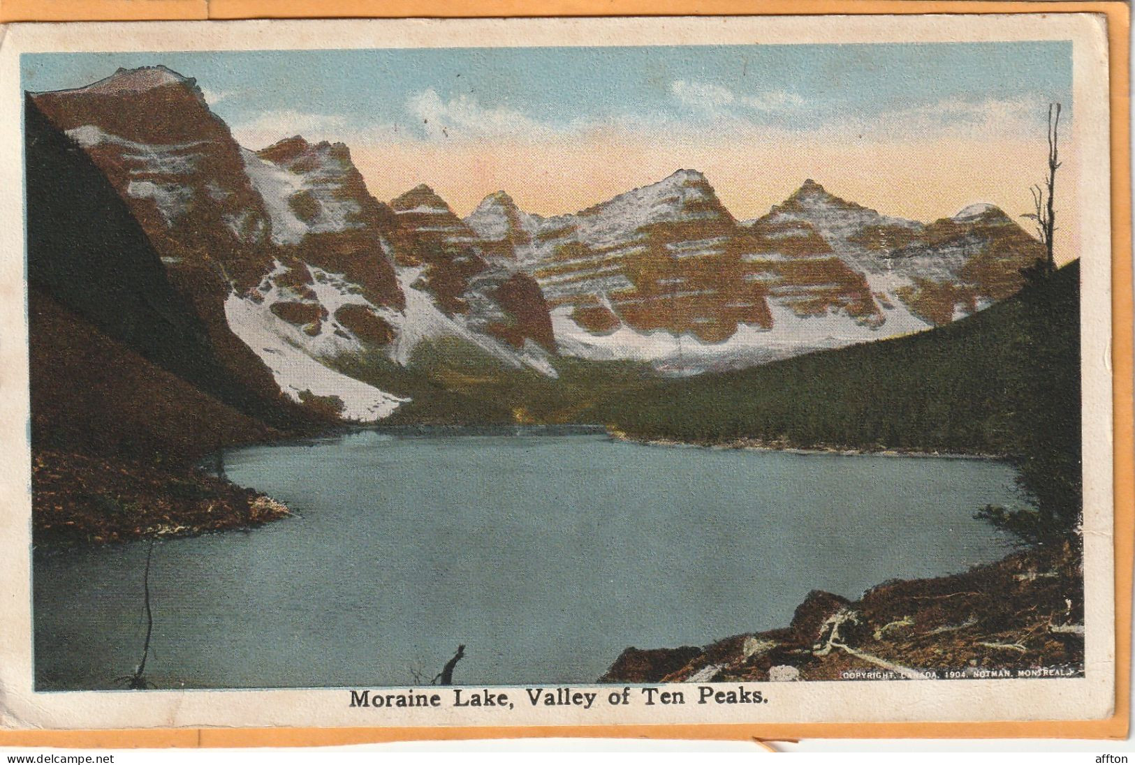 Banff Alberta Canada Old Postcard - Banff