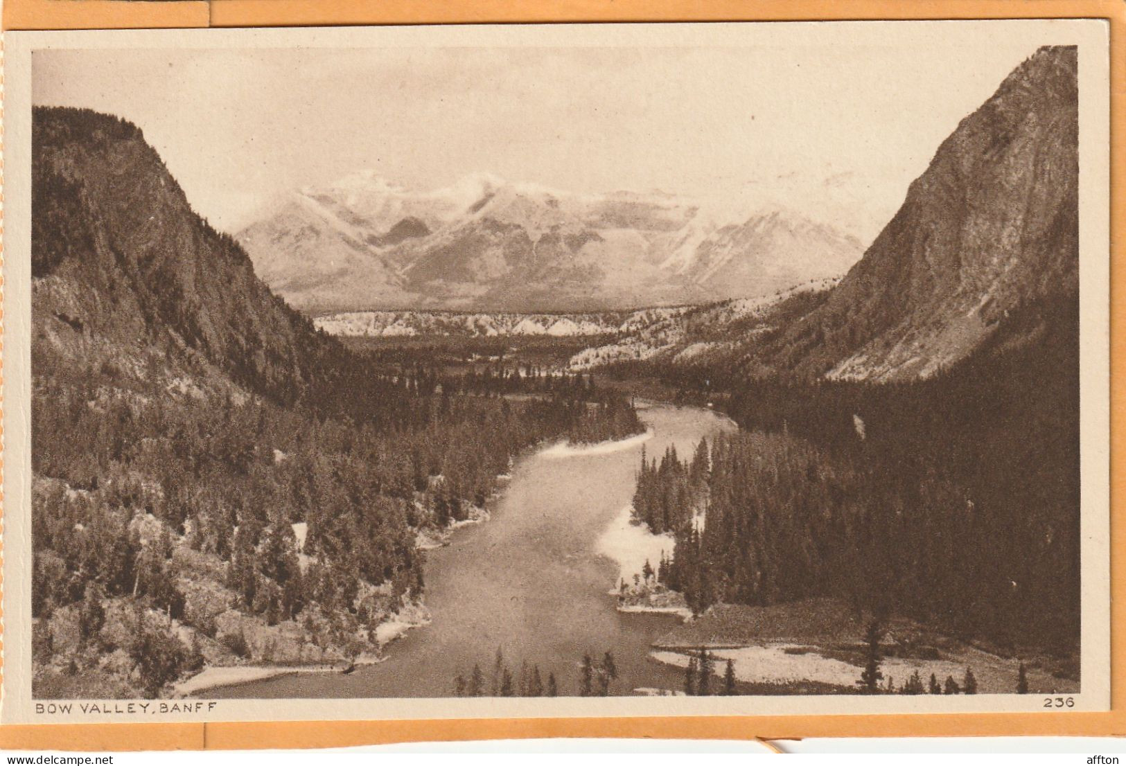 Banff Alberta Canada Old Postcard - Banff