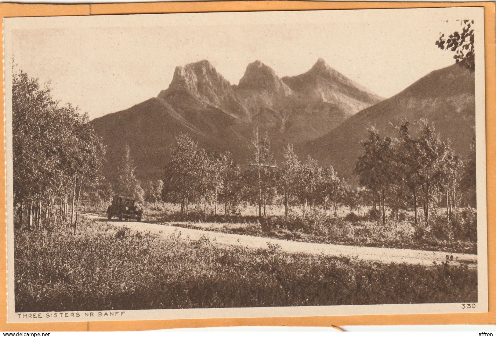 Banff Alberta Canada Old Postcard - Banff