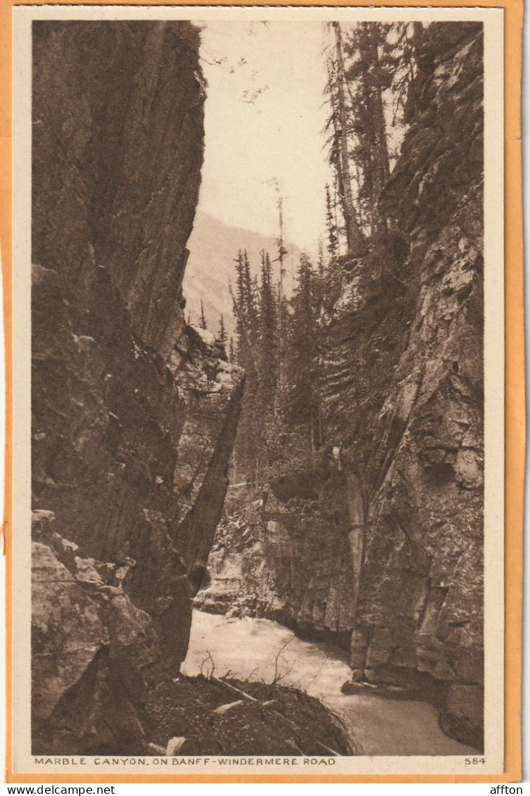 Banff Alberta Canada Old Postcard - Banff