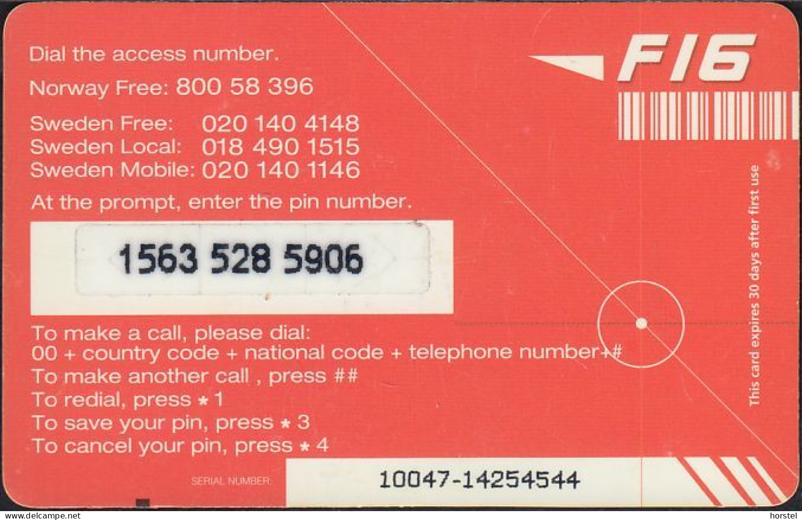 Norway - PPC48-31 Prepaid F16 Phonecard 100 Units - Car - Sportwagen - Norvège