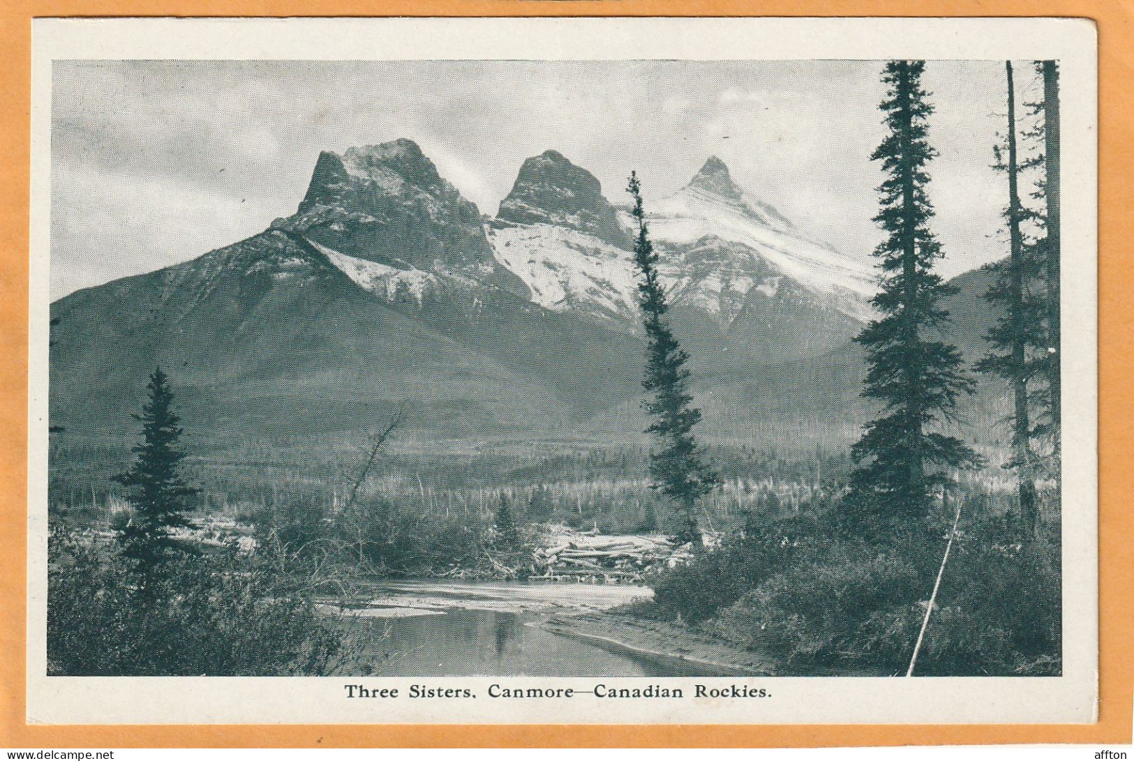 Banff Alberta Canada Old Postcard - Banff