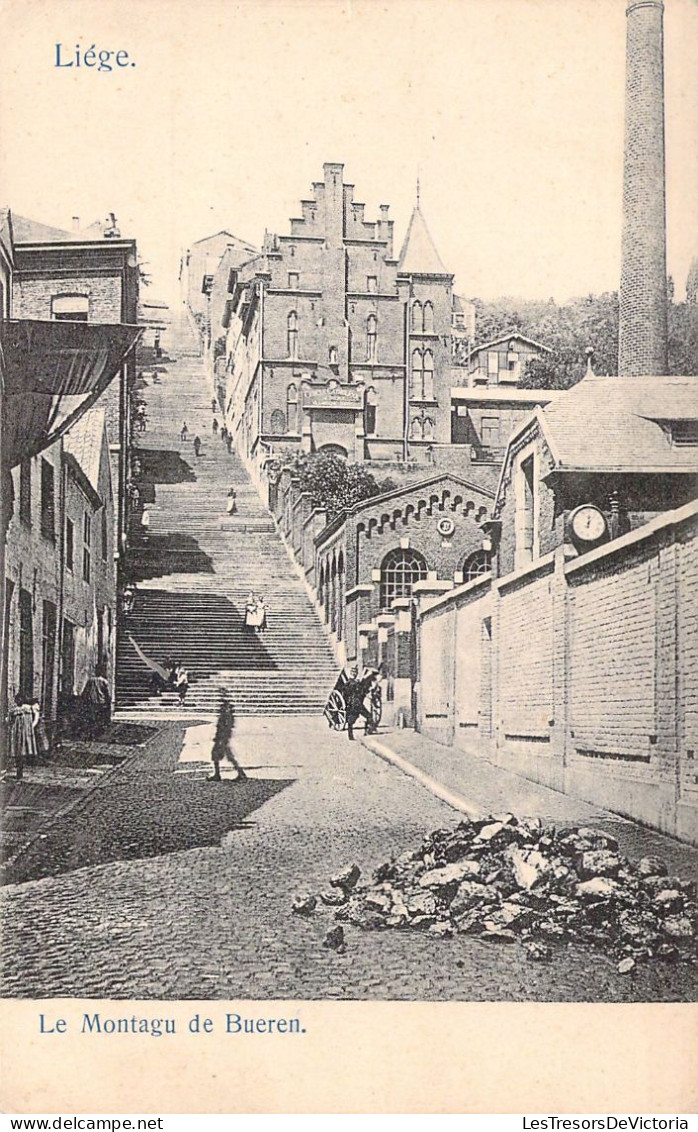 BELGIQUE - LIEGE - Le Montagu De Bueren - Carte Postale Ancienne - Liege