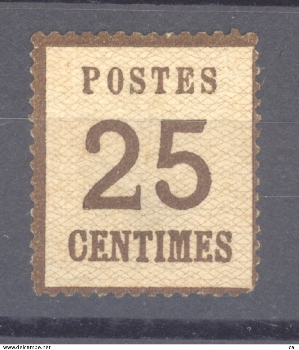 CLX  1186  -  France  -  Alsace-Lorraine  :  Yv  7  (*)    Signé Roig - Unused Stamps