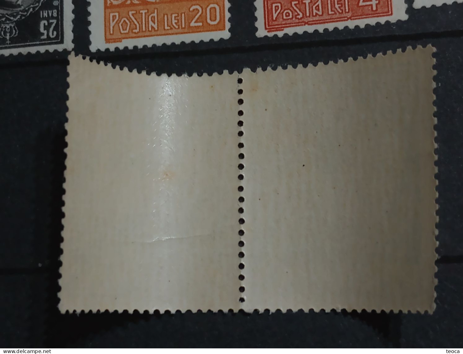 Stamps Errors Romania 1957 # Mi 1665,printed With Full Circle Above The Letter R, RED CROSS, DOVE, Pair, Unused, Rarrity - Variétés Et Curiosités