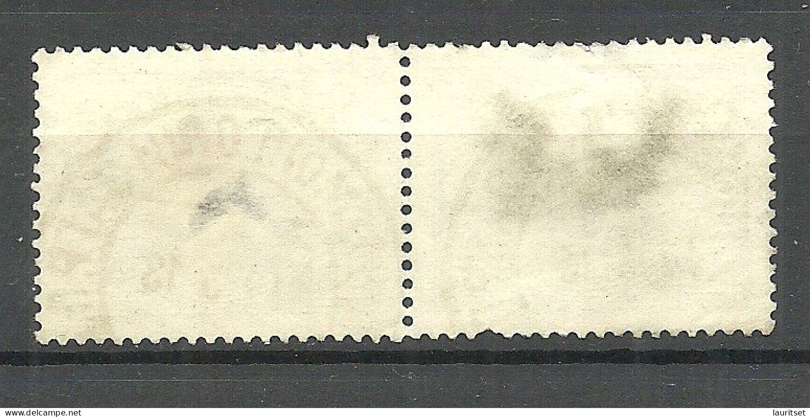 RUSSLAND RUSSIA 1913 Michel 86 As Pair O MONGOLIA Mongolei NB! Faults! Defects! - Used Stamps