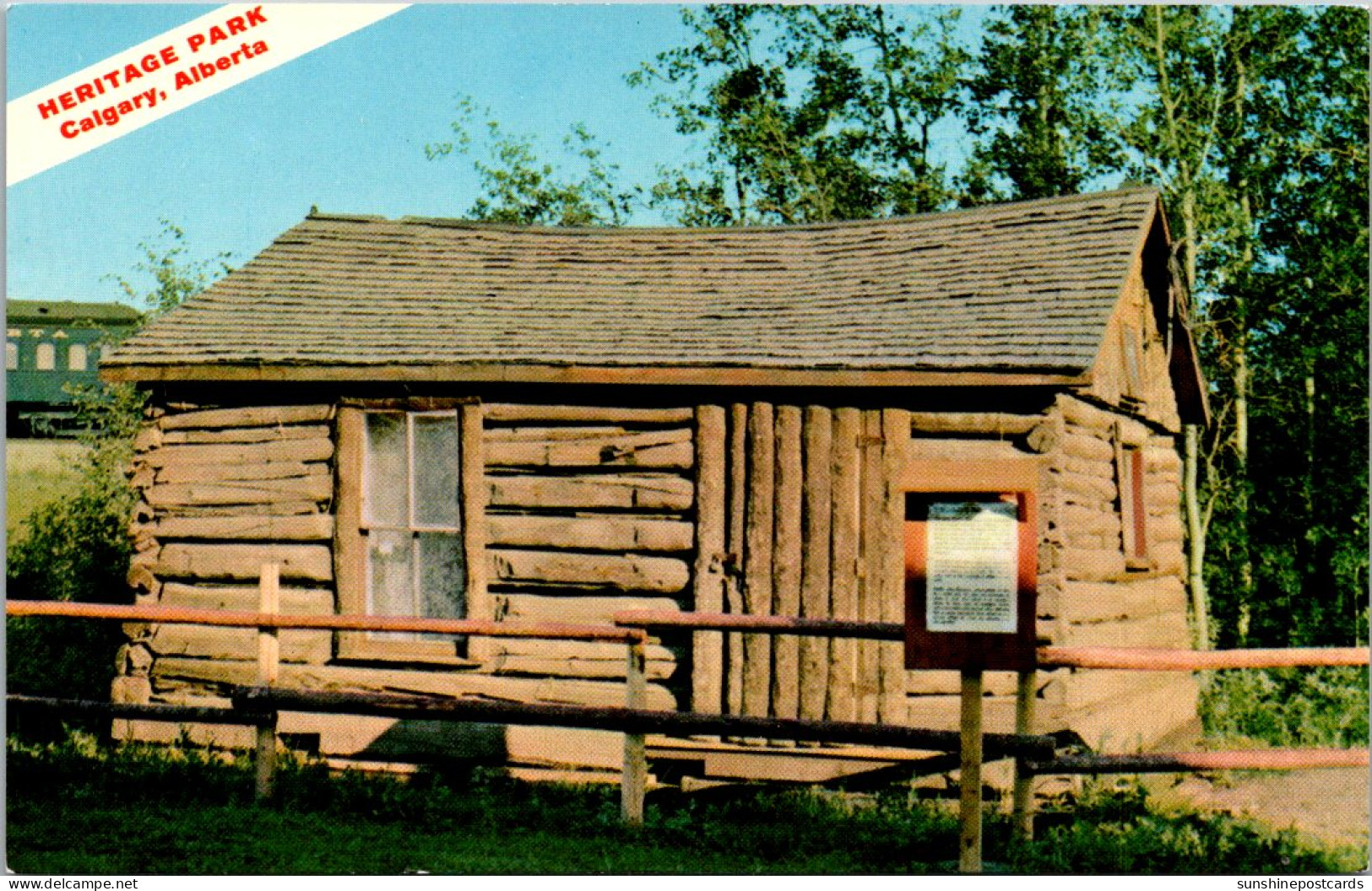 Canada Calgary Heritage Park Calgary's First House - Calgary