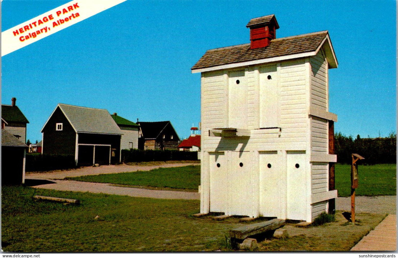 Canada Calgary Heritage Park The Windsor Hotel Outhouse - Calgary