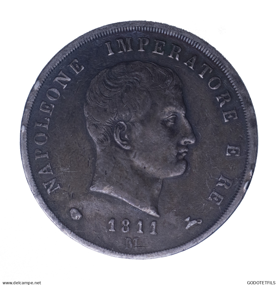 Royaume D&#039;Italie - Napoléon Ier 5 Lire 1811 Milan - Napoléonniennes