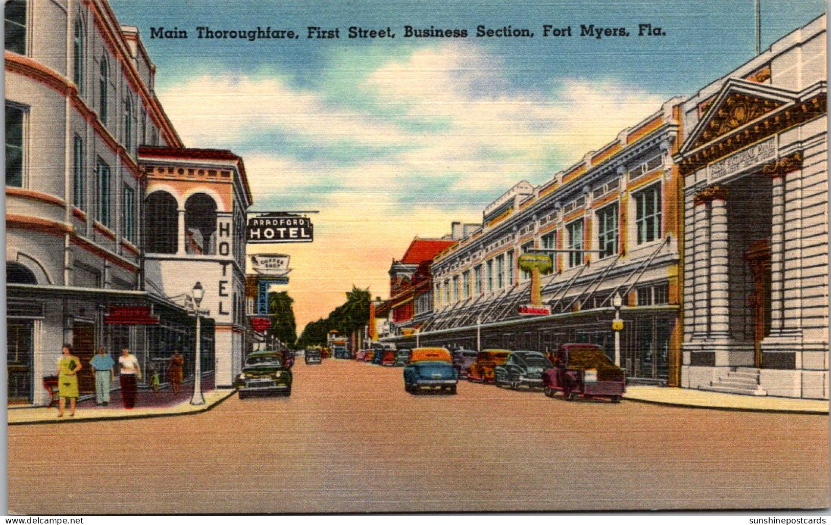 Florida Fort Myers Main Thoroughfare First Street Business Section - Fort Myers