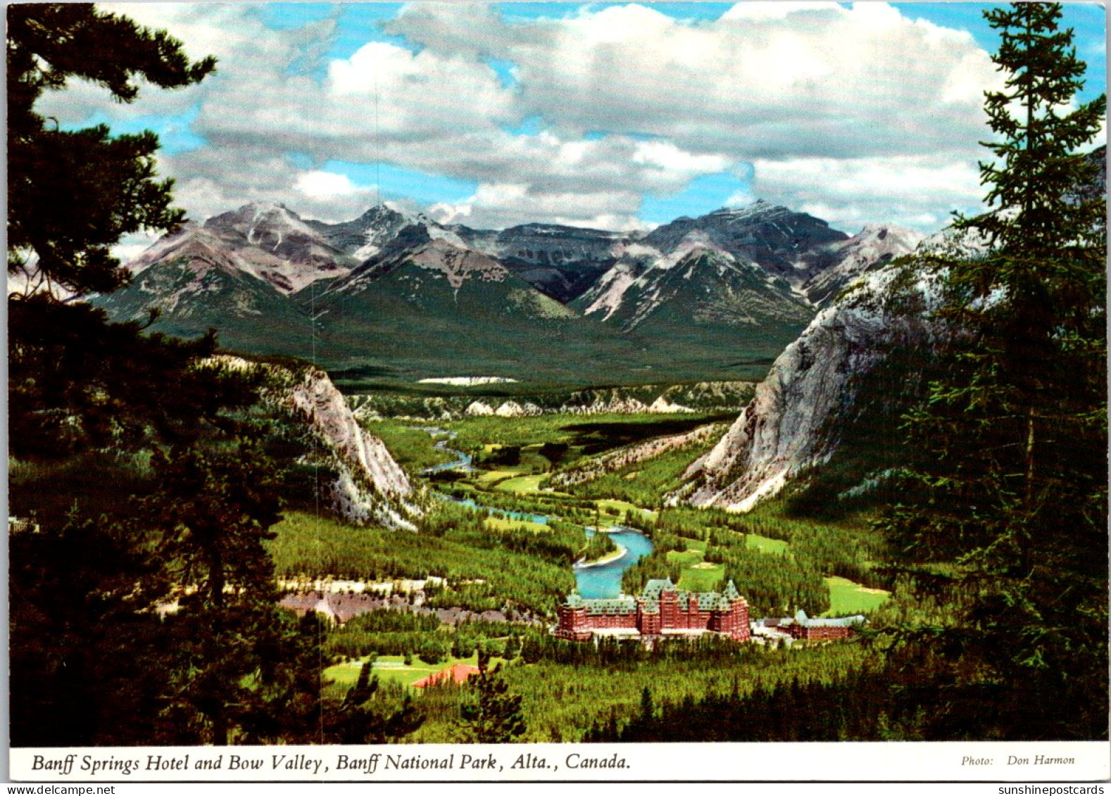 Canada Banff National Park Banff Springs Hotel And Bow Valley - Banff