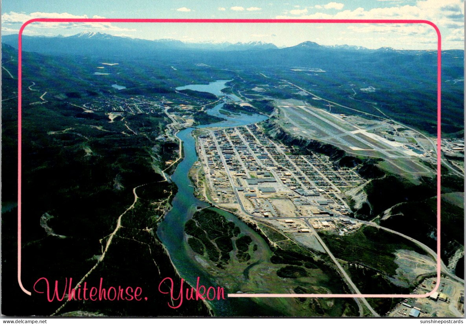 Canada Yukon Whitehorse Aerial View Looking South - Yukon