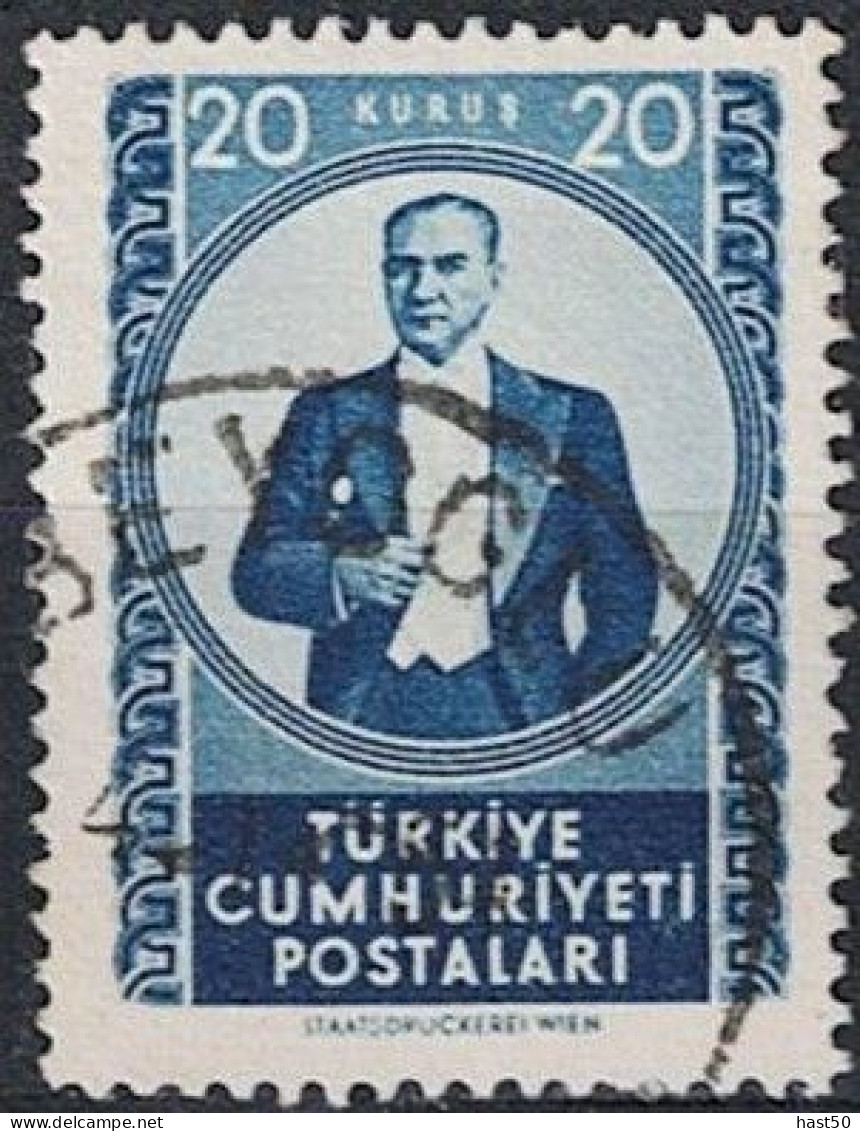 Türkei Turkey Turquie - Kemal Atatürk  (MiNr: 1325) 1952 - Gest Used Obl - Oblitérés