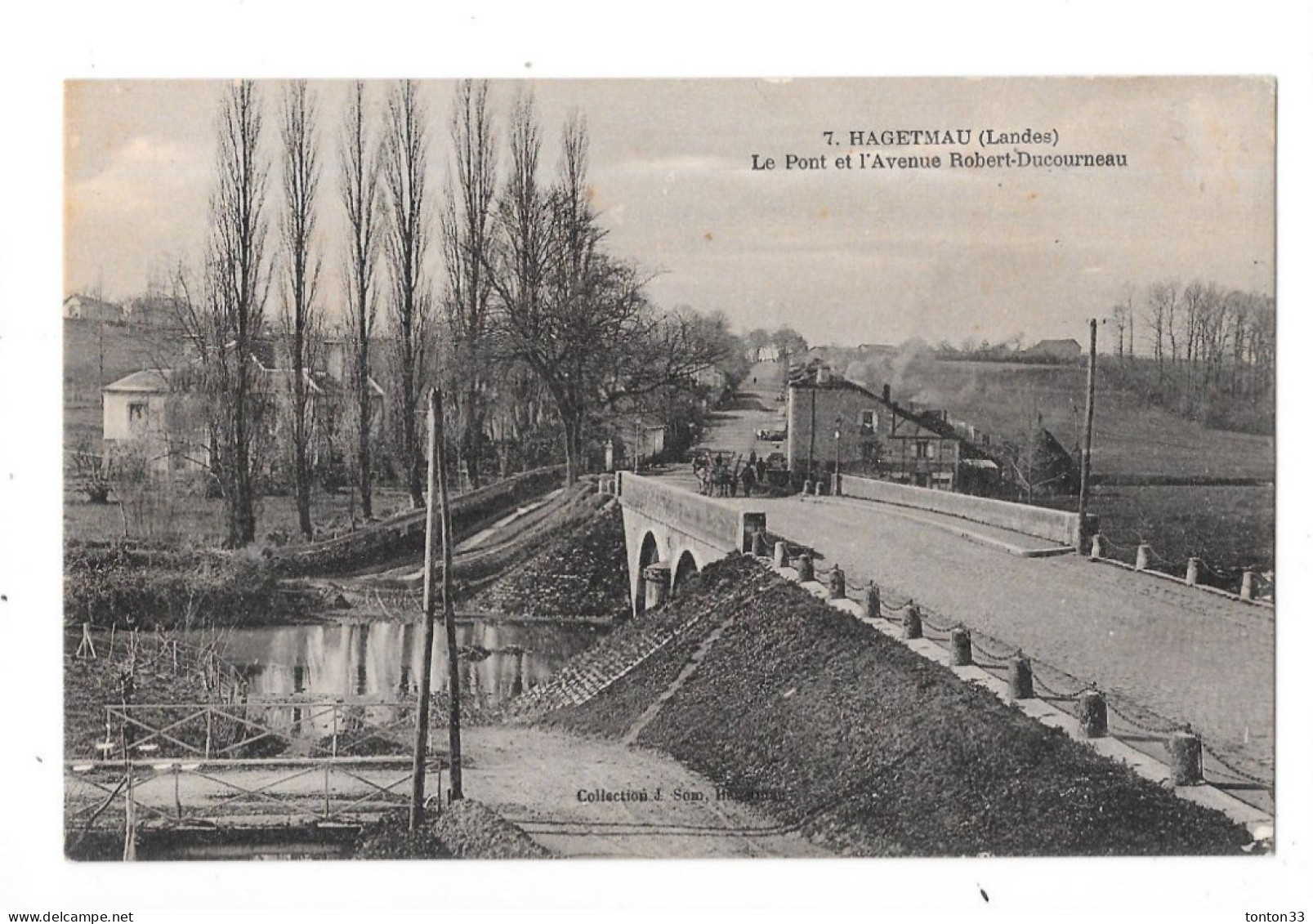 HAGETMAU - 40 - Le Pont Et L'Avenue Robert Ducourneau - BX 5 - - Hagetmau