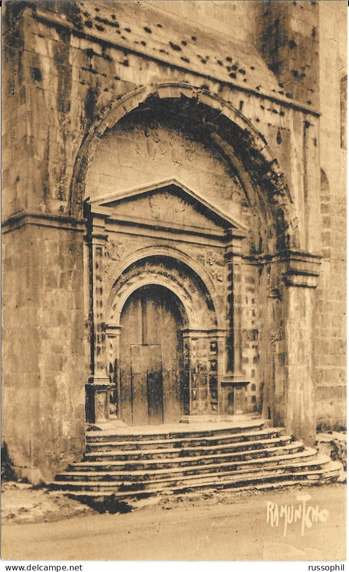 FRANCE - 64 - LE PAYS BASQUE - PORTAIL DE L'EGLISE D'URRUGNE - RAMUNTCHO - ED. BERGEVIN - 1937 - Urrugne