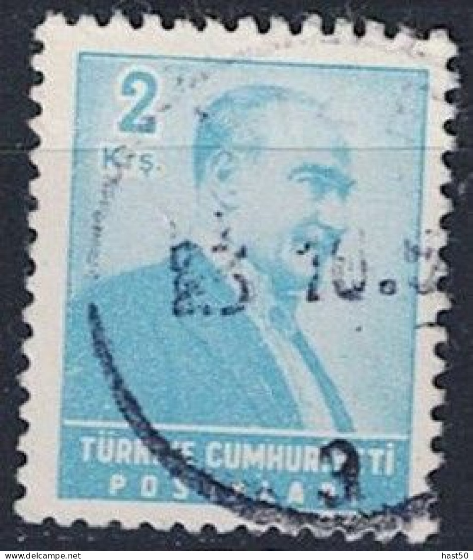 Türkei Turkey Turquie - Atatürk (MiNr: 1465) 1955 - Gest Used Obl - Used Stamps