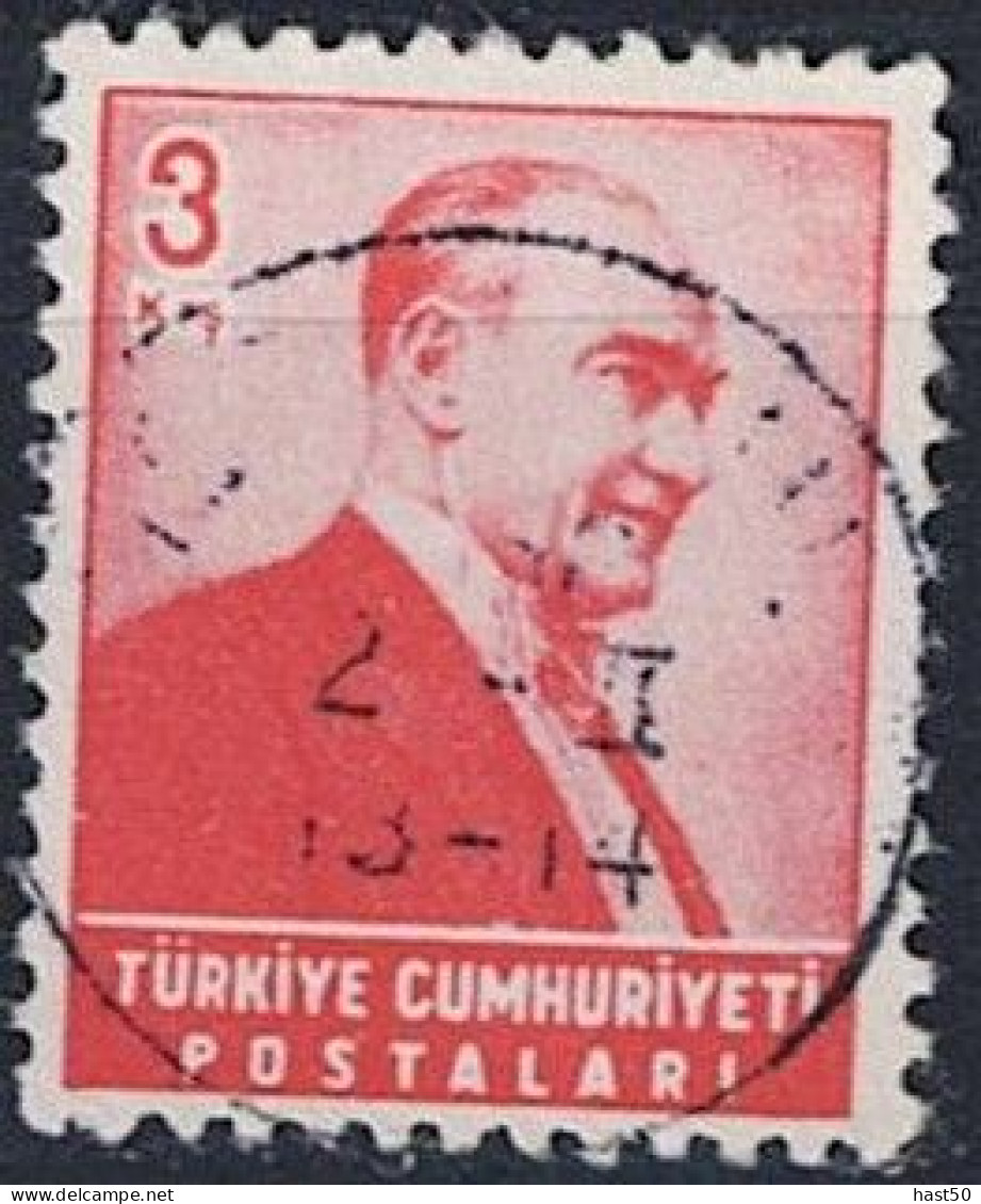 Türkei Turkey Turquie - Atatürk (MiNr: 1466) 1955 - Gest Used Obl - Used Stamps