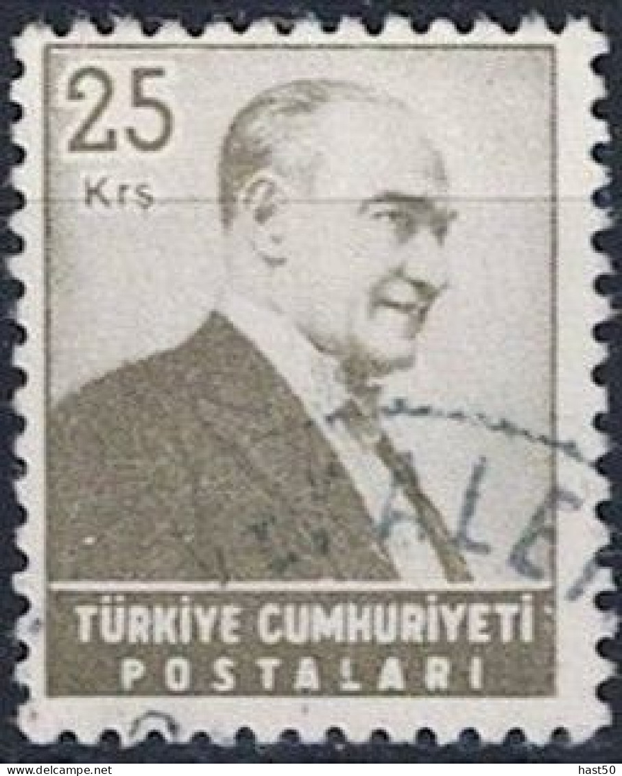 Türkei Turkey Turquie - Atatürk (MiNr: 1472) 1955 - Gest Used Obl - Oblitérés