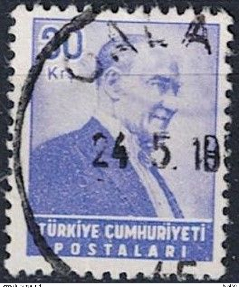 Türkei Turkey Turquie - Atatürk (MiNr: 1473) 1955 - Gest Used Obl - Gebraucht