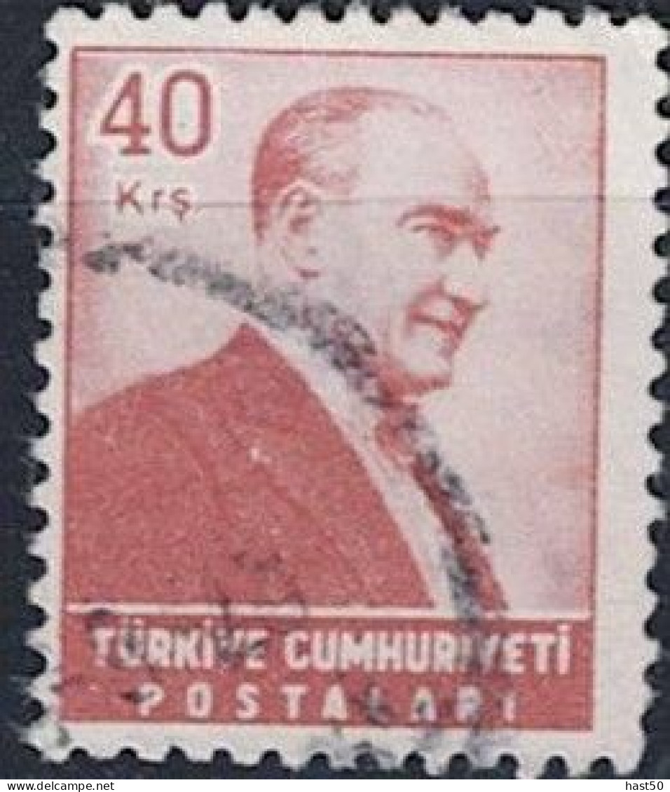 Türkei Turkey Turquie - Atatürk (MiNr: 1474) 1955 - Gest Used Obl - Used Stamps