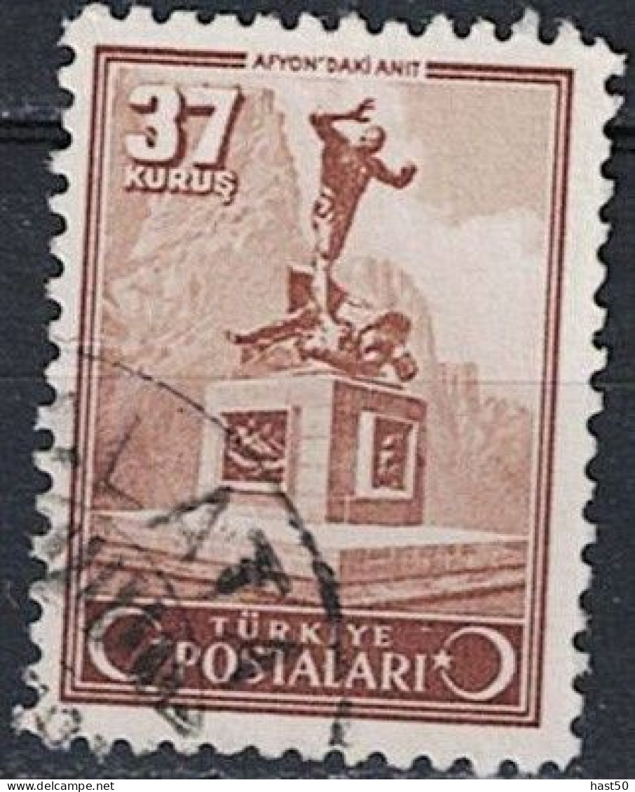 Türkei Turkey Turquie - Denkmal In Afyon (MiNr: 1129) 1942 - Gest Used Obl - Gebraucht