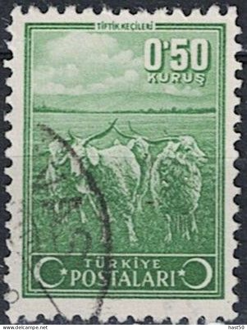 Türkei Turkey Turquie - Angoraziegen (MiNr: 1114) 1942 - Gest Used Obl - Used Stamps