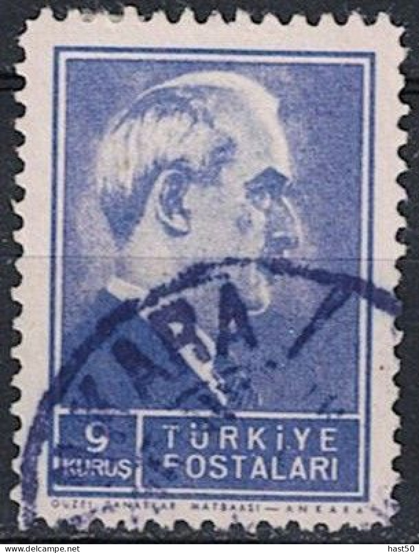 Türkei Turkey Turquie - Staatspräsident İnönü (MiNr: 1144) 1942 - Gest Used Obl - Used Stamps