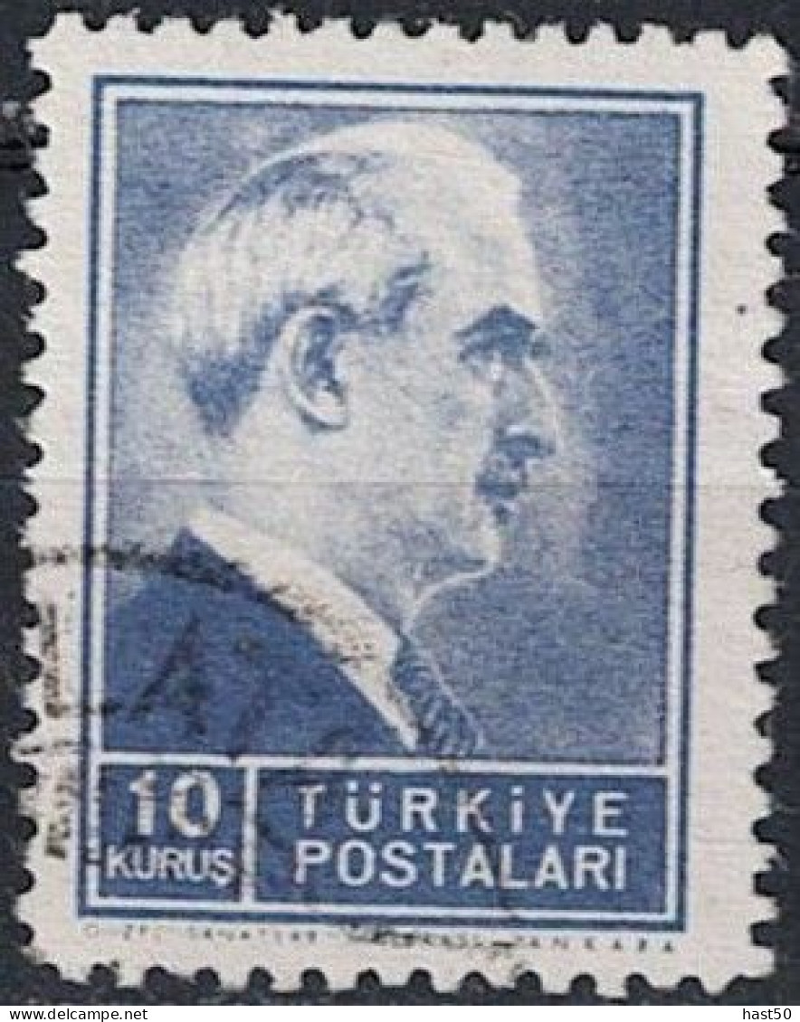 Türkei Turkey Turquie - Staatspräsident İnönü (MiNr: 1145) 1942 - Gest Used Obl - Oblitérés