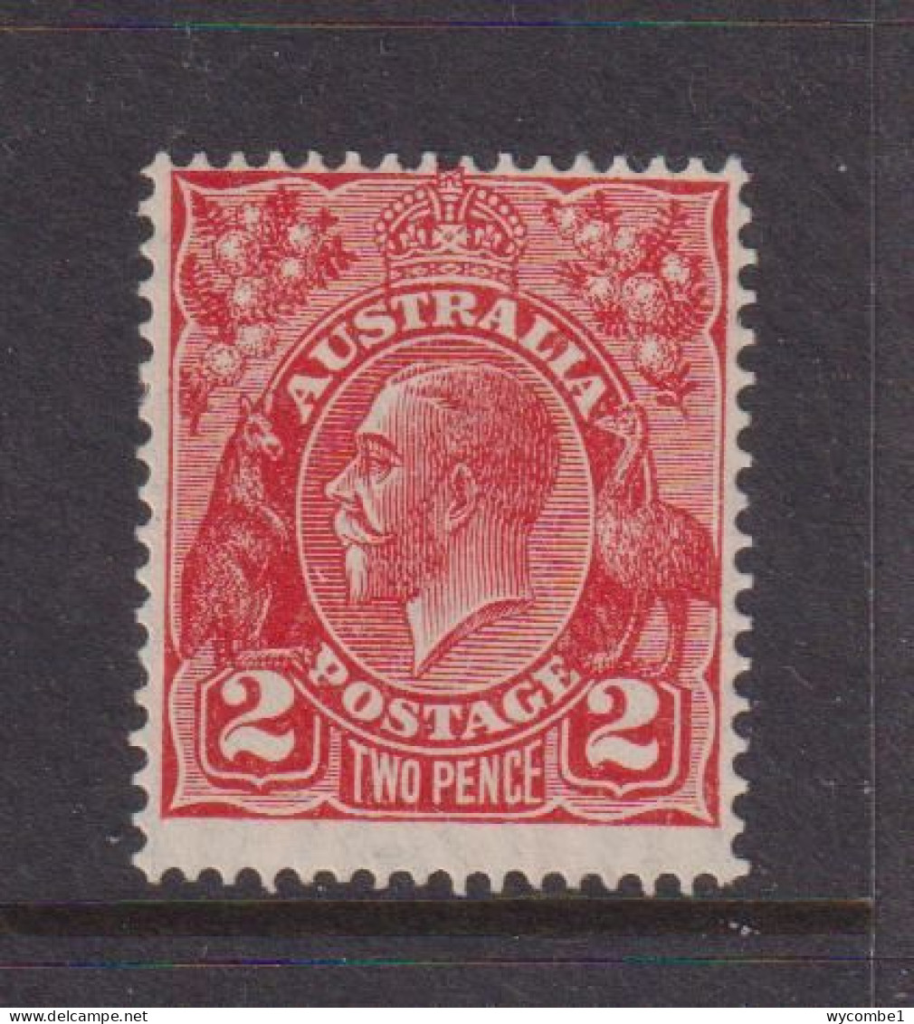 AUSTRALIA - 1926-30 George V 2d Watermark Multiple Crown Over A  Hinged Mint - Mint Stamps