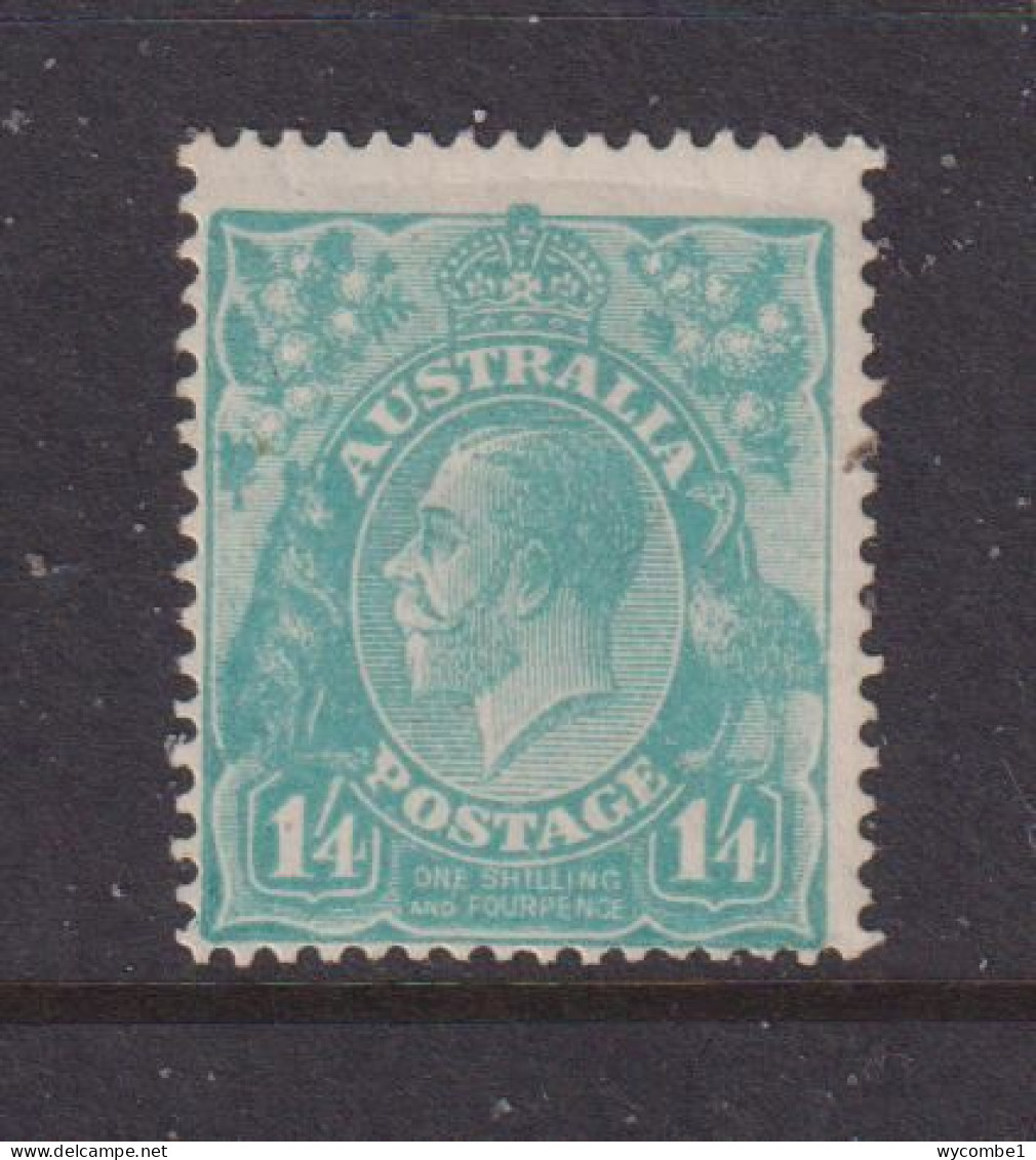 AUSTRALIA - 1926-30 George V 1s4d Watermark Multiple Crown Over A  Hinged Mint - Neufs