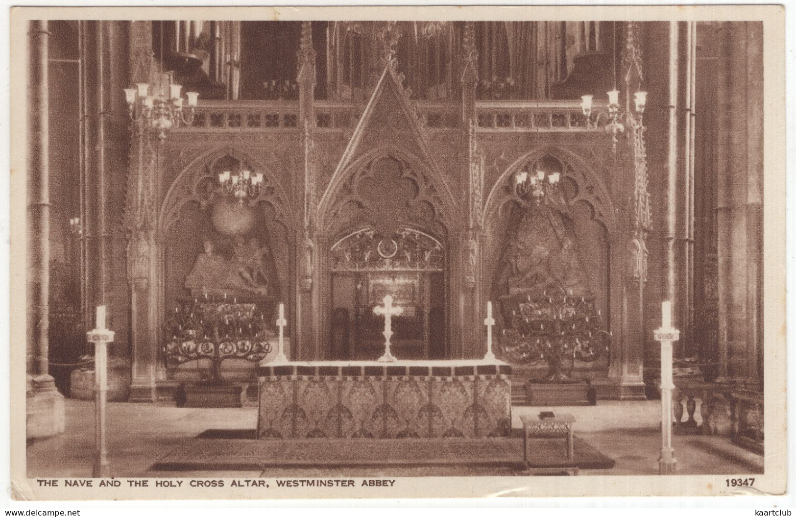 The Nave And The Holy Cross Altar, Westminster Abbey - (London, England, U.K.)  - Walter Scott - Westminster Abbey