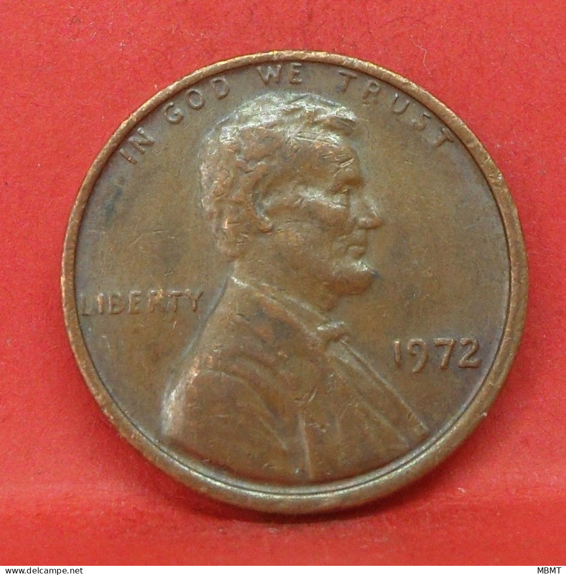 1 Cent 1972 - TB - Pièce De Monnaie Etats-Unis - Article N°5716 - 1959-…: Lincoln, Memorial Reverse